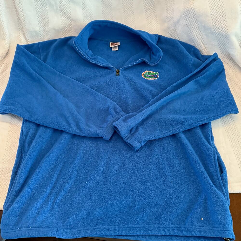 vintage red oak UF gators quarter zip size XL